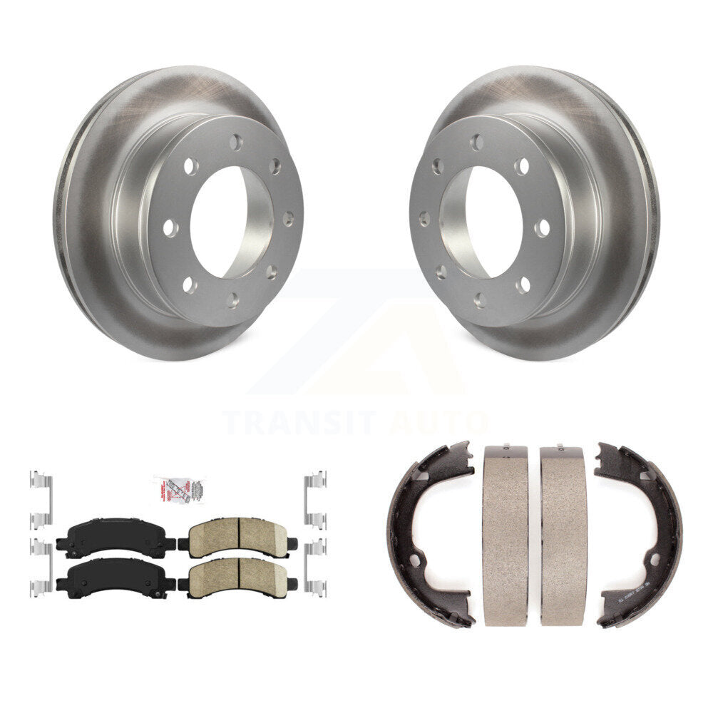 Kit de chaussures de stationnement avec Rotors recouverts de disque arrière, tampons en céramique, pour Chevrolet GMC Savana