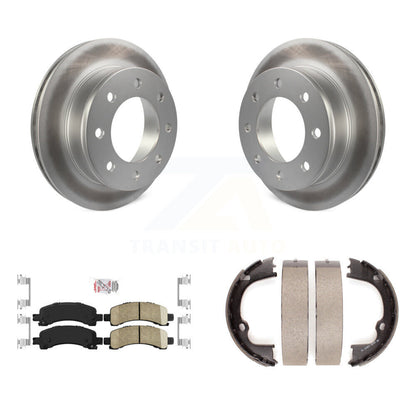Kit de chaussures de stationnement avec Rotors recouverts de disque arrière, tampons en céramique, pour Chevrolet GMC Savana