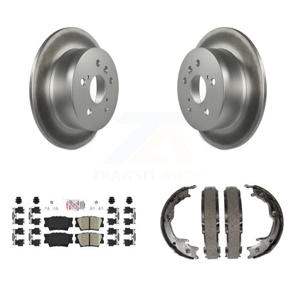 Kit de plaquettes en céramique et de chaussures de stationnement, Rotors recouverts de disques arrière, pour Toyota Camry Lexus