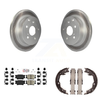 Kit de plaquettes en céramique et de chaussures de stationnement, Rotors recouverts de disques arrière, pour Toyota RAV4 Lexu