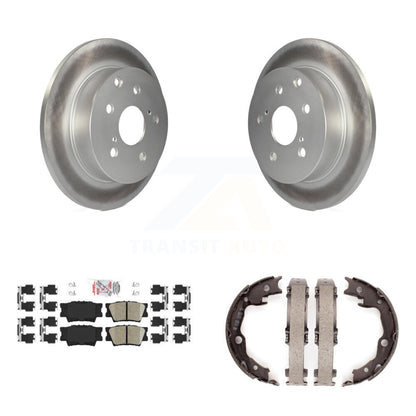 Kit de plaquettes en céramique et de chaussures de stationnement, Rotors recouverts de disques arrière, pour Toyota RAV4 Lexu