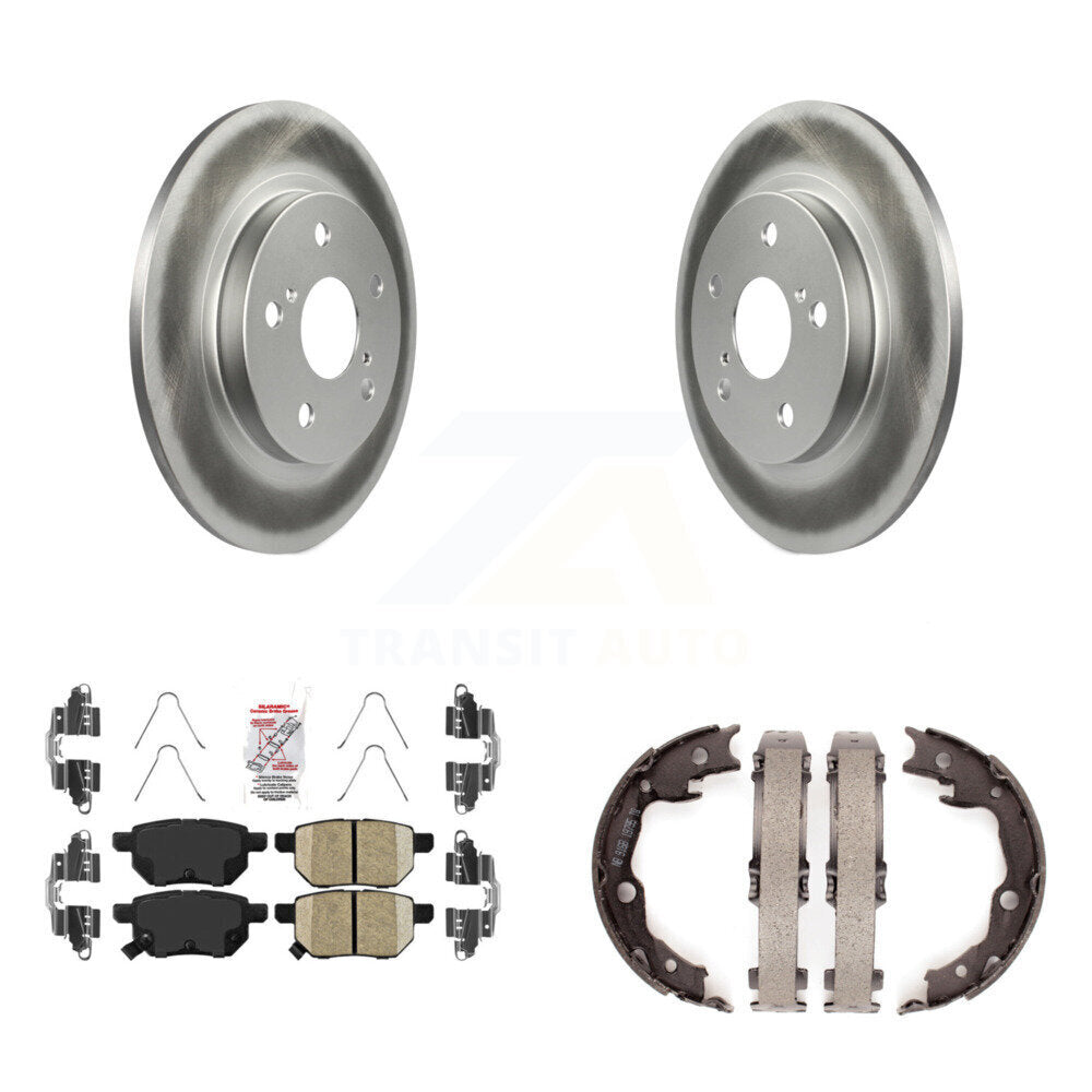 Kit de chaussures de stationnement, Rotors recouverts de disques arrière, tampons en céramique, pour Toyota Matrix Pontia