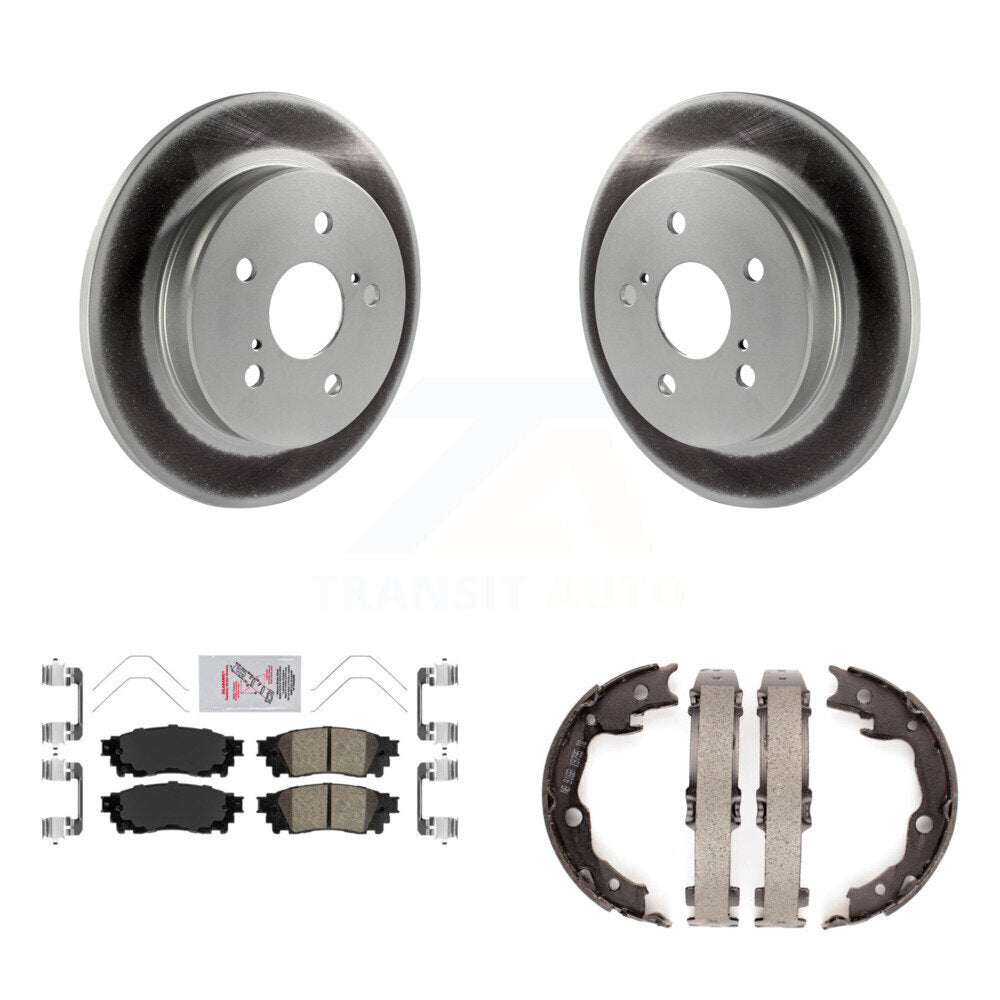 Kit de patins en céramique et de chaussures de stationnement, Rotors recouverts de disques arrière, pour Toyota Camry RAV
