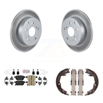 Kit de chaussures de stationnement, Rotors recouverts de disque arrière, tampons en céramique, pour 10 Toyota Matrix XRS