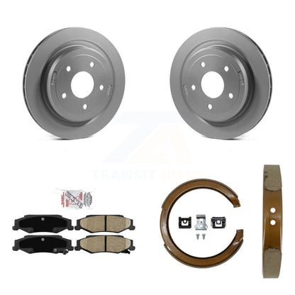 Kit de plaquettes en céramique et de chaussures de stationnement, Rotors recouverts de disques arrière, pour Chevrolet Corvette