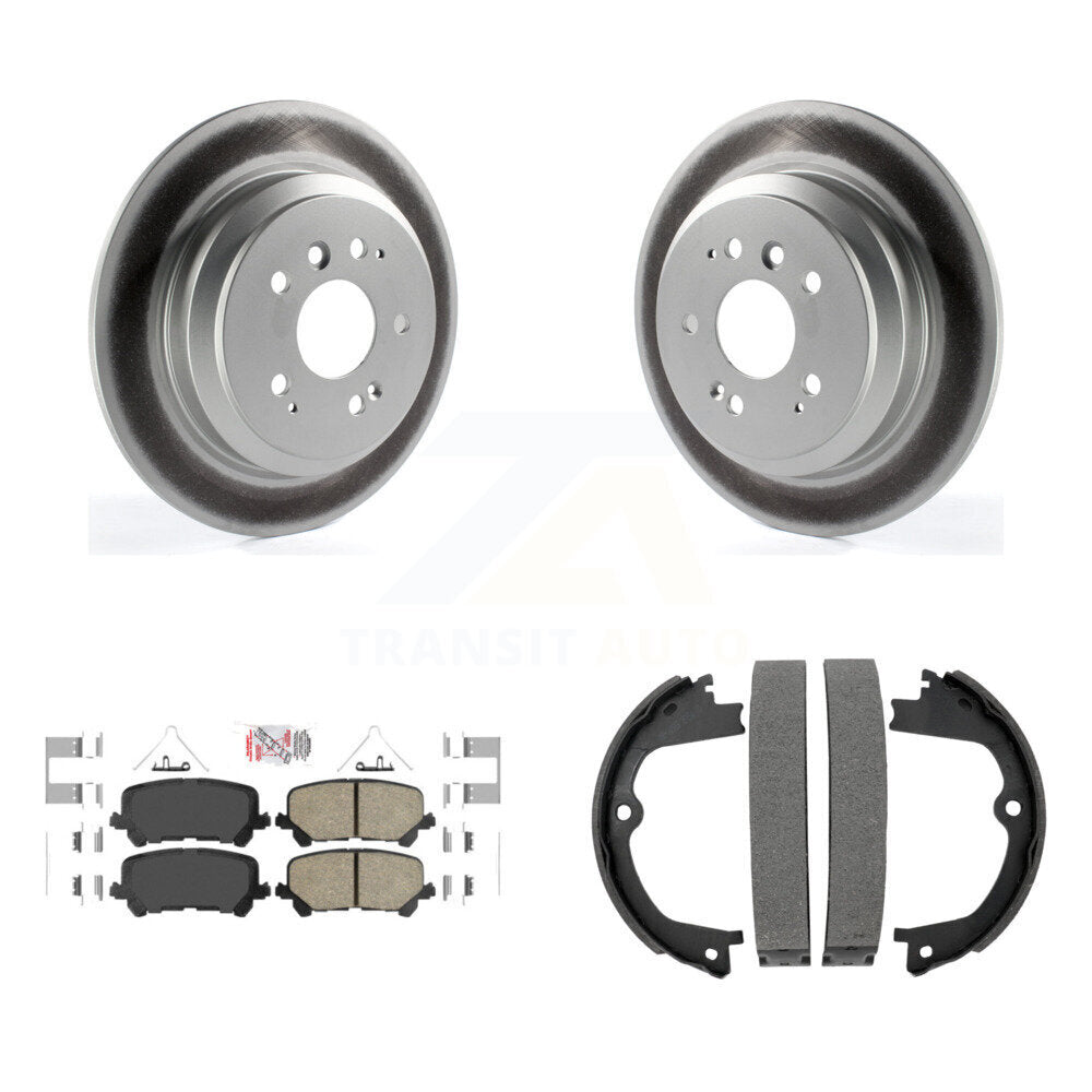 Kit de chaussures de stationnement avec Rotors recouverts de disques arrière, tampons en céramique, pour Honda Pilot Ridgelin