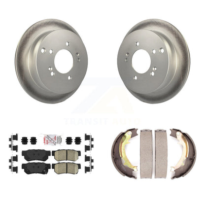 Kit de chaussures de stationnement avec Rotors recouverts de disque arrière, tampons en céramique, pour Hyundai Tucson Kia F