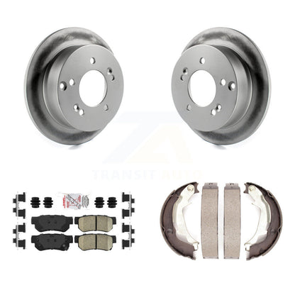 Kit de chaussures de stationnement avec Rotors recouverts de disque arrière, tampons en céramique, pour Hyundai Sonata XG350