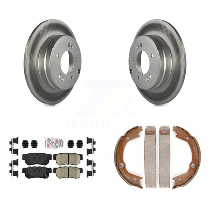 Kit de plaquettes en céramique et de chaussures de stationnement, Rotors recouverts de disques arrière, pour Hyundai Sonata 3.3