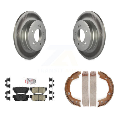 Kit de plaquettes en céramique et de chaussures de stationnement, Rotors recouverts de disques arrière, pour Hyundai Sonata 3.3