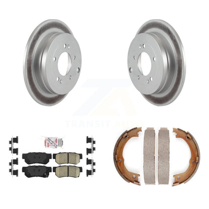Kit de plaquettes en céramique et de chaussures de stationnement pour Rotors arrière avec revêtement de disque, pour Hyundai Azer 06-09