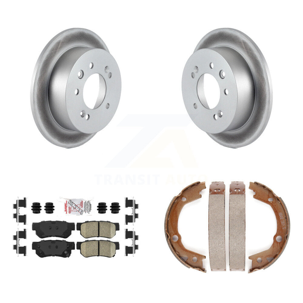 Kit de chaussures de frein de stationnement, Rotors recouverts de disque arrière, plaquettes en céramique, pour Hyundai Elantr