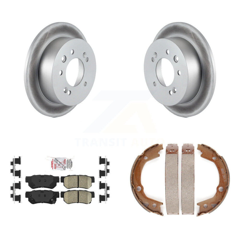 Kit de chaussures de frein de stationnement, Rotors recouverts de disque arrière, plaquettes en céramique, pour Hyundai Elantr