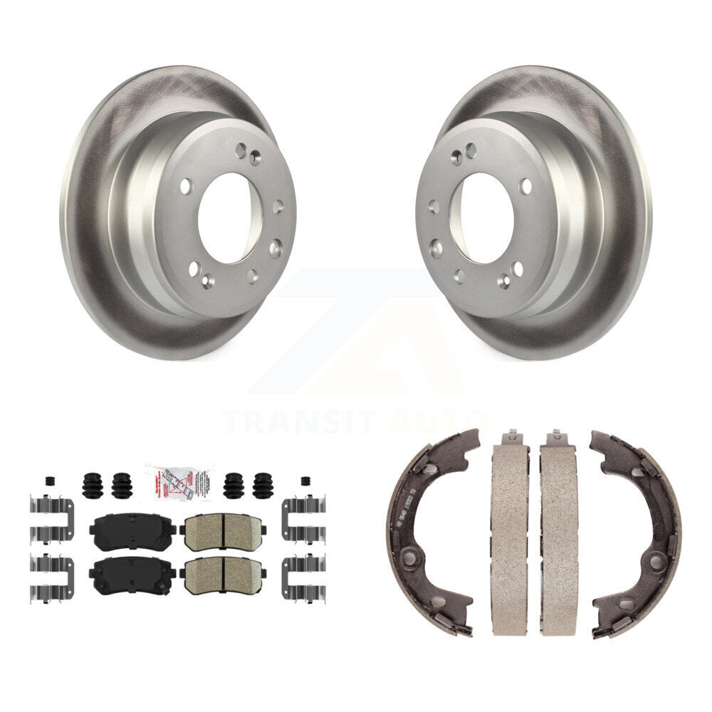 Kit de chaussures de frein de stationnement, Rotors recouverts de disques arrière, plaquettes en céramique, pour Hyundai Tucson