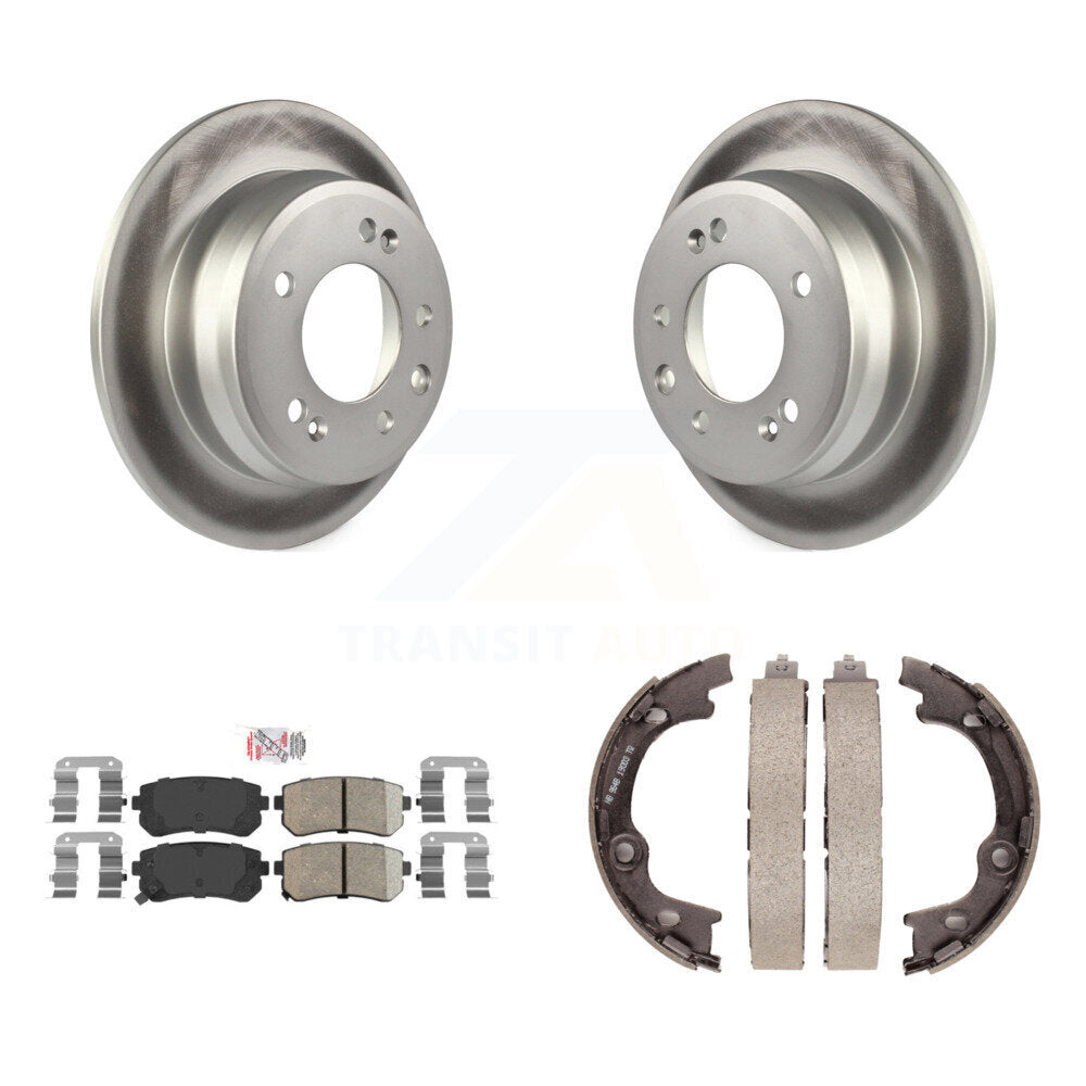 Kit de chaussures de frein de stationnement, Rotors recouverts de disques arrière, plaquettes en céramique, pour Hyundai Tucson