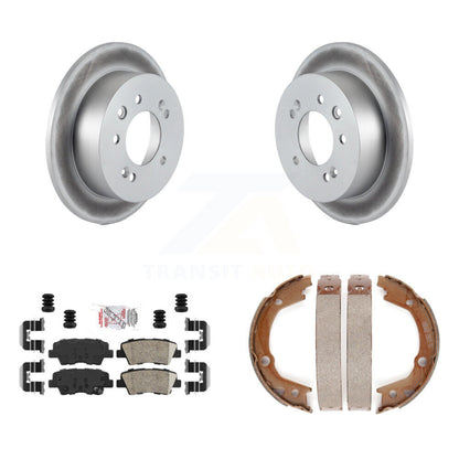 Kit de chaussures de stationnement avec Rotors recouverts de disques arrière, tampons en céramique, pour Hyundai Elantra Seda