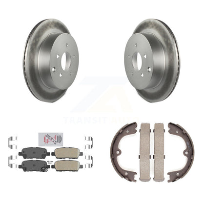 Kit de plaquettes en céramique et de chaussures de stationnement, Rotors recouverts de disques arrière, pour Nissan Murano QX60
