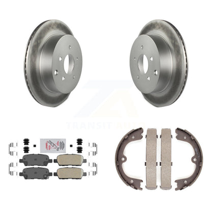 Kit de plaquettes en céramique et de chaussures de stationnement, Rotors recouverts de disques arrière, pour Nissan Murano QX60