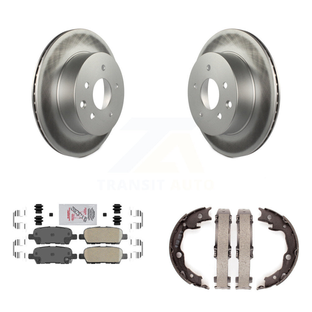 Kit de patins en céramique et de chaussures de stationnement pour Rotors à revêtement de disque arrière, pour Nissan Rogue LEA