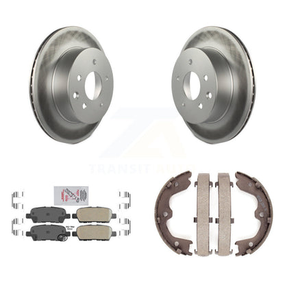 Kit de plaquettes en céramique et de chaussures de stationnement, Rotors recouverts de disques arrière, pour INFINITI G35 Nissa