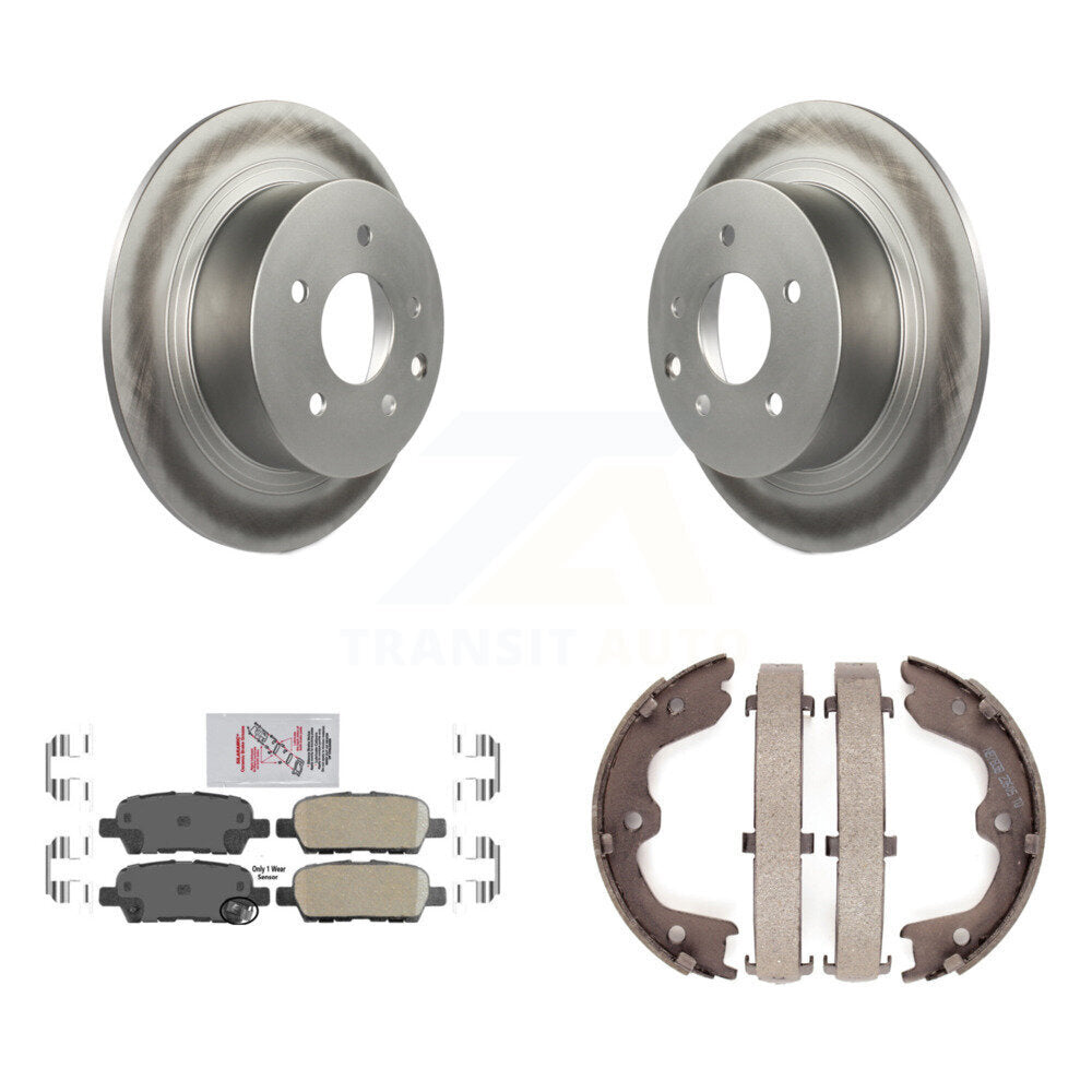 Kit de chaussures de stationnement avec Rotors recouverts de disques arrière, tampons en céramique, pour Nissan Altima Maxima