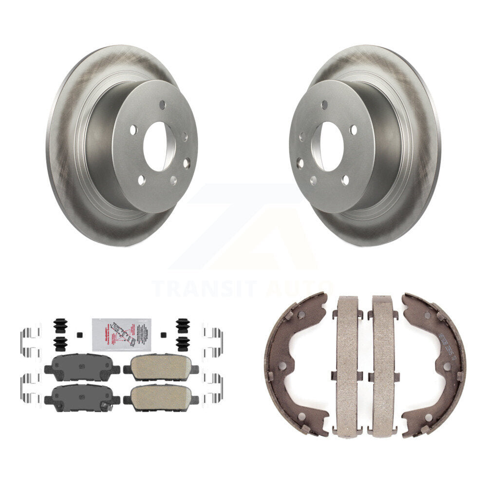 Kit de chaussures de stationnement avec Rotors recouverts de disques arrière, tampons en céramique, pour Nissan Altima Maxima