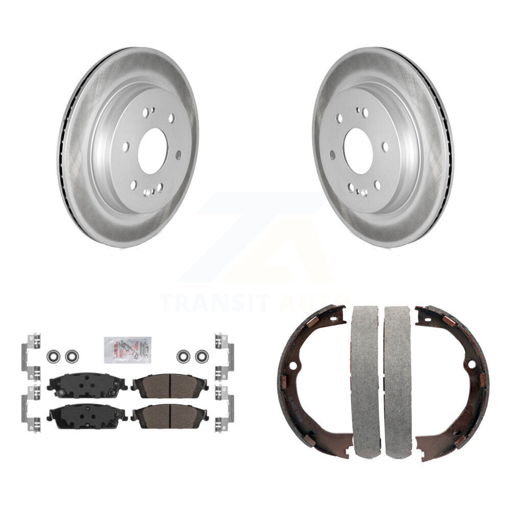 Kit de chaussures de stationnement pour Chevrolet 1500, Rotors à revêtement de disque arrière, plaquettes semi-métalliques