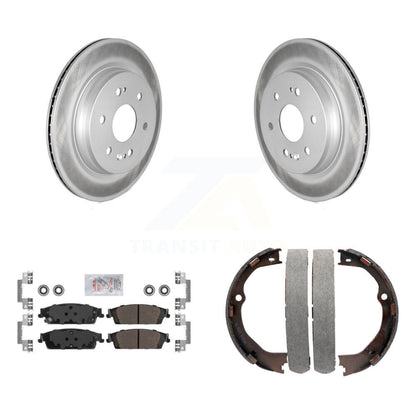 Kit de chaussures de stationnement pour Chevrolet 1500, Rotors à revêtement de disque arrière, plaquettes semi-métalliques