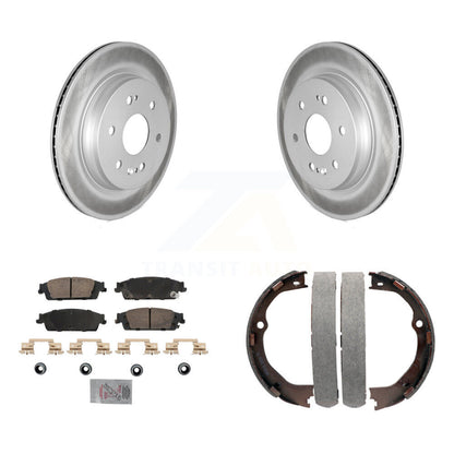 Kit de plaquettes en céramique et de chaussures de stationnement, Rotors recouverts de disques arrière, pour Chevrolet Silverad