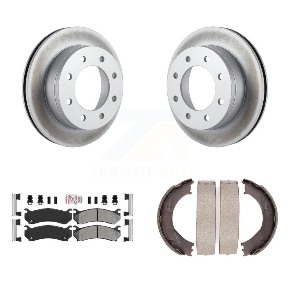 Kit de chaussures de stationnement pour Chevrolet 2500, Rotors à revêtement de disque arrière, plaquettes semi-métalliques