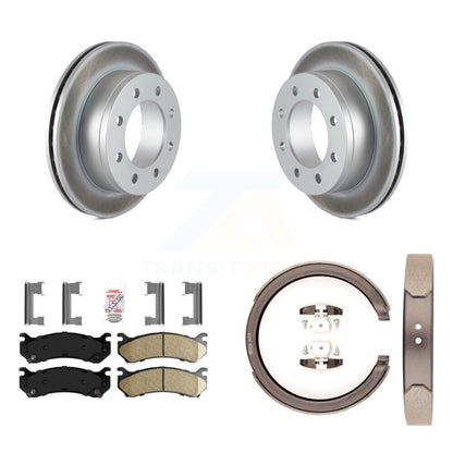 Kit de chaussures de stationnement avec Rotors recouverts de disque arrière, tampons en céramique, pour GMC Sierra 2500 Yuko