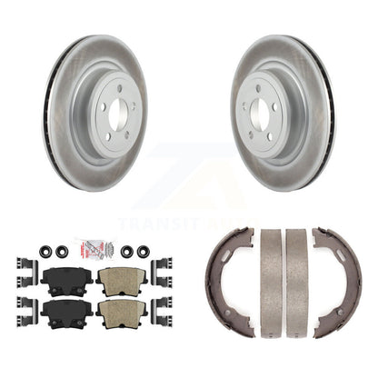 Kit de chaussures de stationnement avec Rotors recouverts de disques arrière, tampons en céramique, pour Dodge Charger Magnum