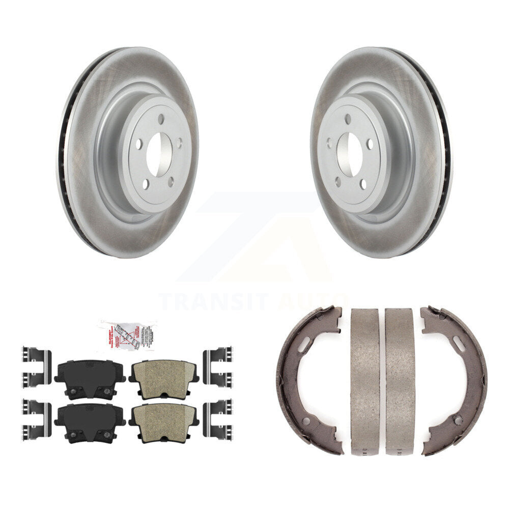 Kit de chaussures de stationnement avec Rotors recouverts de disques arrière, tampons en céramique, pour Dodge Charger Magnum