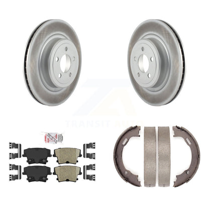 Kit de chaussures de stationnement avec Rotors recouverts de disques arrière, tampons en céramique, pour Dodge Charger Magnum