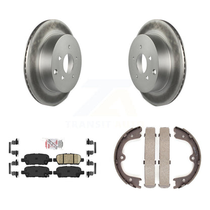 Kit de plaquettes en céramique et de chaussures de stationnement, Rotors recouverts de disques arrière, pour INFINITI Q50 QX7