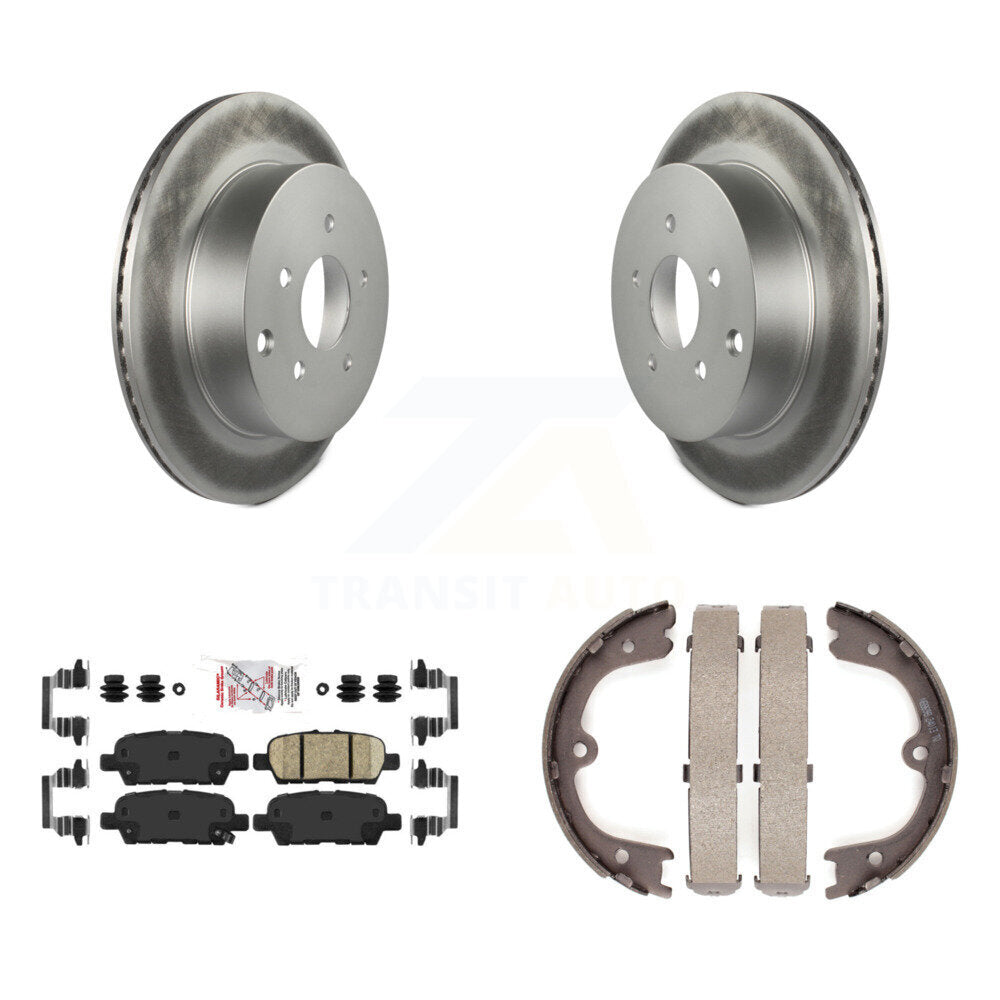 Kit de plaquettes en céramique et de chaussures de stationnement, Rotors recouverts de disques arrière, pour INFINITI Q50 QX7