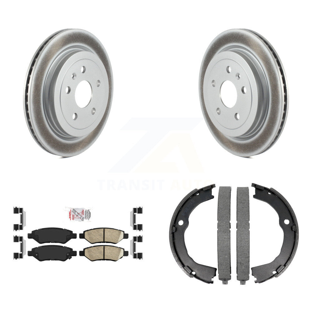 Kit de chaussures de stationnement avec Rotors recouverts de disques arrière, tampons en céramique, pour Chevrolet Camaro CTS