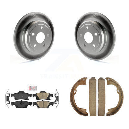 Kit de plaquettes en céramique et de chaussures de stationnement, Rotors recouverts de disques arrière, pour Dodge Durango Jeep