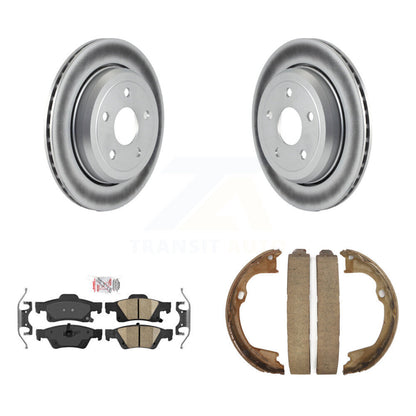 Kit de plaquettes en céramique et de chaussures de stationnement pour Rotors arrière avec revêtement de disque, pour Jeep Grand Cheroke
