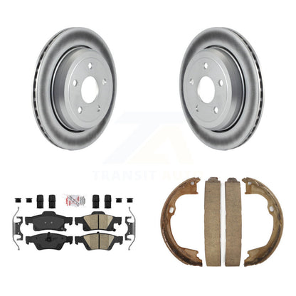 Kit de plaquettes en céramique et de chaussures de stationnement pour Rotors arrière avec revêtement de disque, pour Jeep Grand Cheroke
