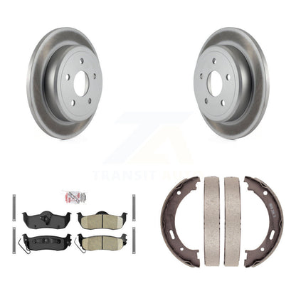 Kit de plaquettes en céramique et de chaussures de stationnement pour Rotors arrière avec revêtement de disque, pour Jeep Grand Cheroke