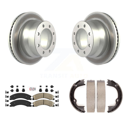 Kit de chaussures de frein de stationnement, Rotors recouverts de disques arrière, plaquettes en céramique, pour GMC Savana 350