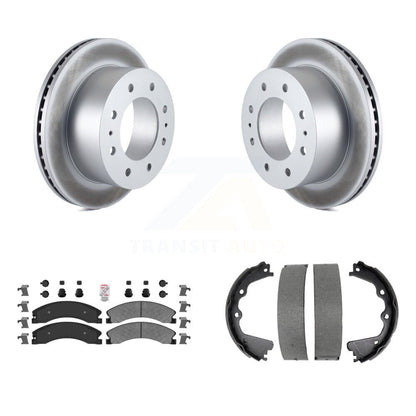 Kit de chaussures de stationnement pour GMC Sierra 250, Rotors à revêtement de disque arrière, plaquettes semi-métalliques