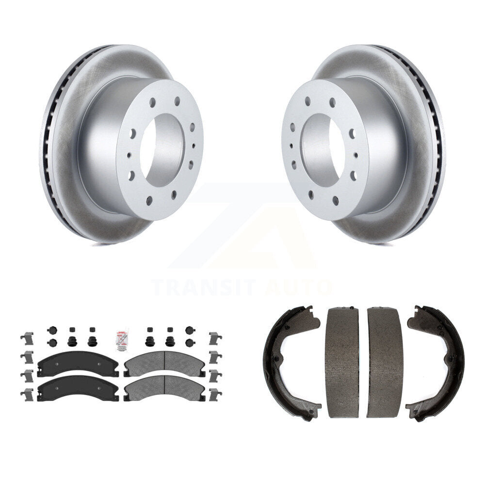 Kit de chaussures de stationnement pour Chevrolet 2500, Rotors à revêtement de disque arrière, plaquettes semi-métalliques