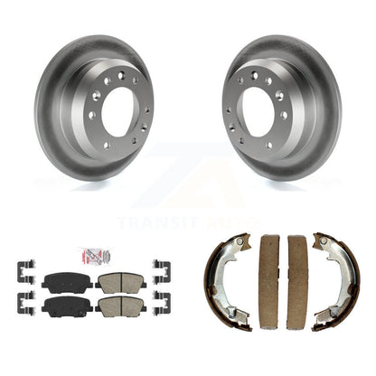 Kit de plaquettes en céramique et de chaussures de stationnement, Rotors recouverts de disques arrière, pour Kia Sedona Hyundai