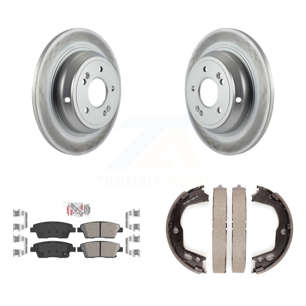 Kit de chaussures de frein de stationnement, Rotors recouverts de disque arrière, plaquettes en céramique, pour Hyundai Genesi