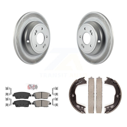 Kit de chaussures de frein de stationnement, Rotors recouverts de disque arrière, plaquettes en céramique, pour Hyundai Genesi