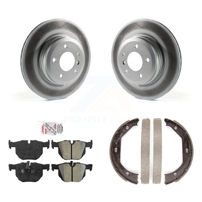 Kit de plaquettes semi-métalliques et de chaussures de stationnement pour Rotors arrière à revêtement de disque pour BMW X1 335