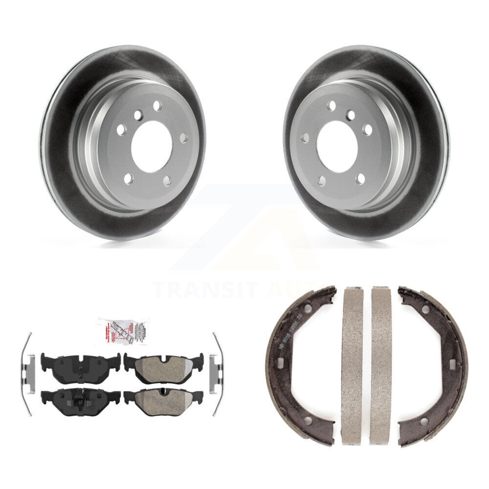 Kit de chaussures de stationnement avec disques semi-métalliques, Rotors recouverts de disques arrière, pour BMW 328i xDriv