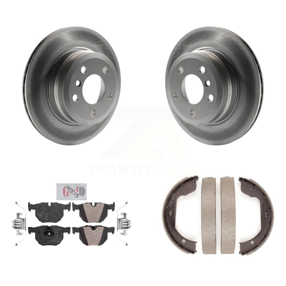 Kit de patins de frein de stationnement, Rotors à revêtement de disque arrière, plaquettes semi-métalliques, pour BMW X5 X